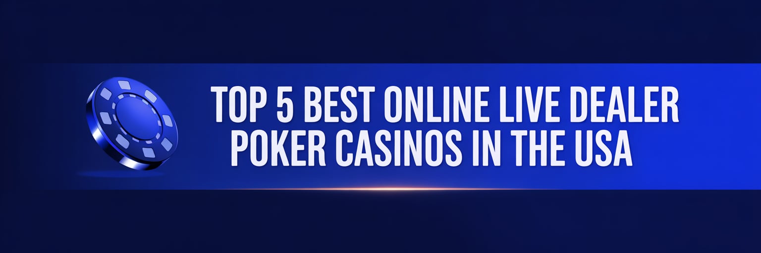 Top 5 Best Online Live Dealer Poker Casinos in the USA